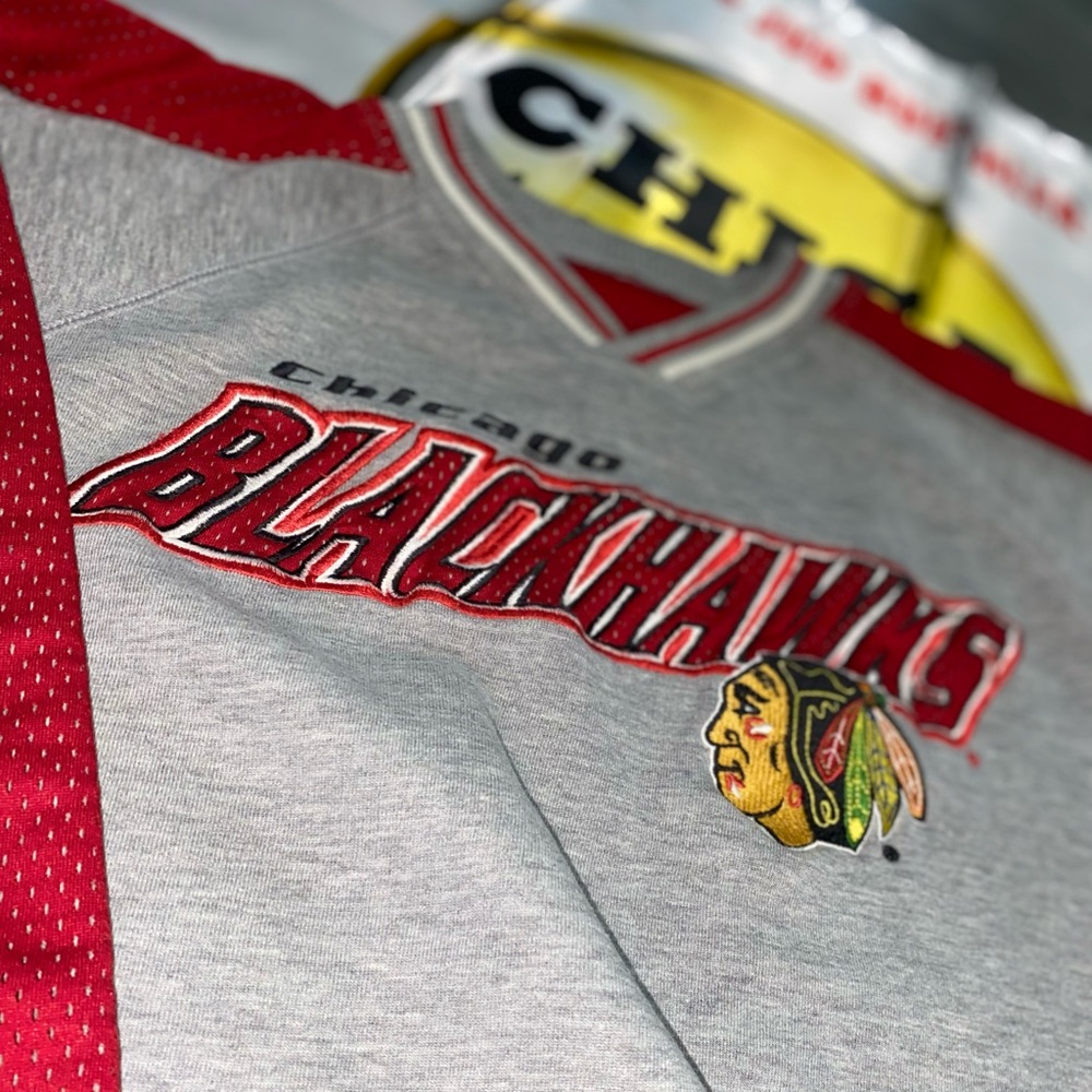Chicago Black hawks crew neck sweater